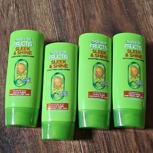 Garnier Fructis Sleek & Shine Smoothing Conditioner - Bright Green Bottles